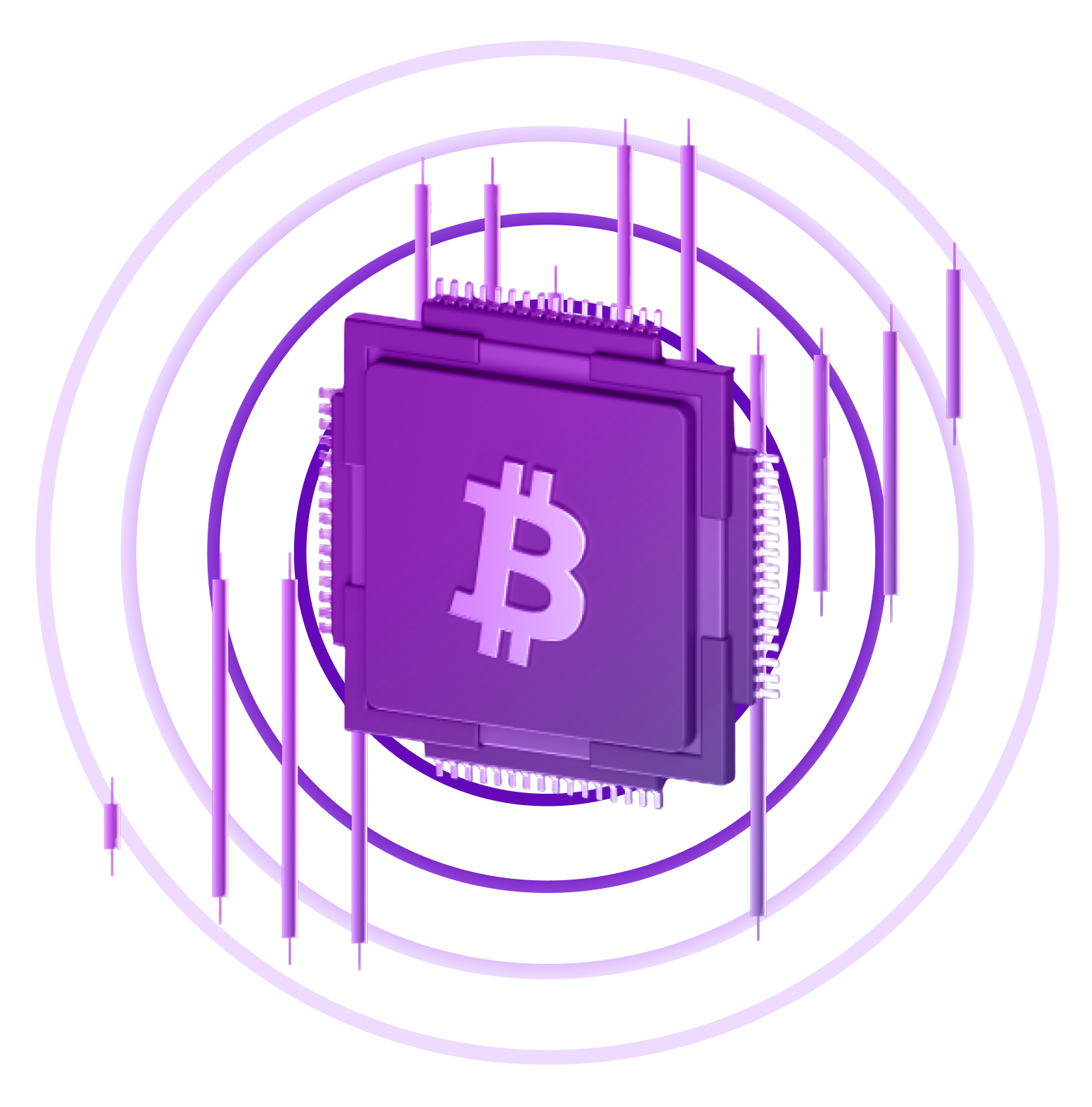Stock market chart showing evaluation progress